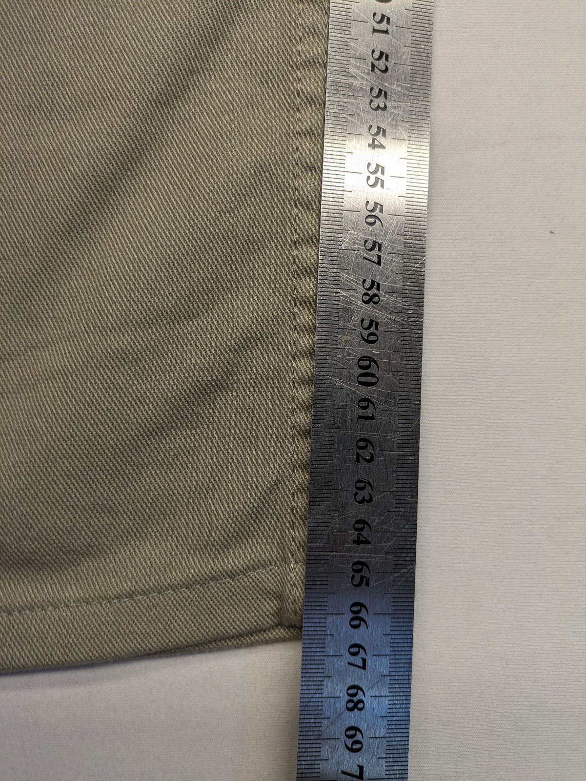 C&A Herren Chino Hose W38 L30 Regular Fit beige Baumwolle Stretch Freizeithose image 10