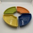 Fiesta Homer Laughlin Omni Tray Inserts Set of 4 Assorted Colors