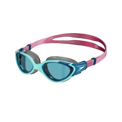 Speedo Biofuse 2.0 Schwimmbrillen aus Polycarbonat/Silikon für Damen Blau Pink