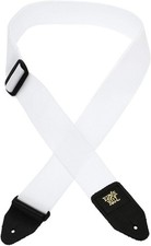 Ernie Ball Polypro Guitar Strap, White P04036 0