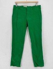 Nili Lotan 111/88 80NL Green Stretch Slim Ankle Chino Pants Sz 8