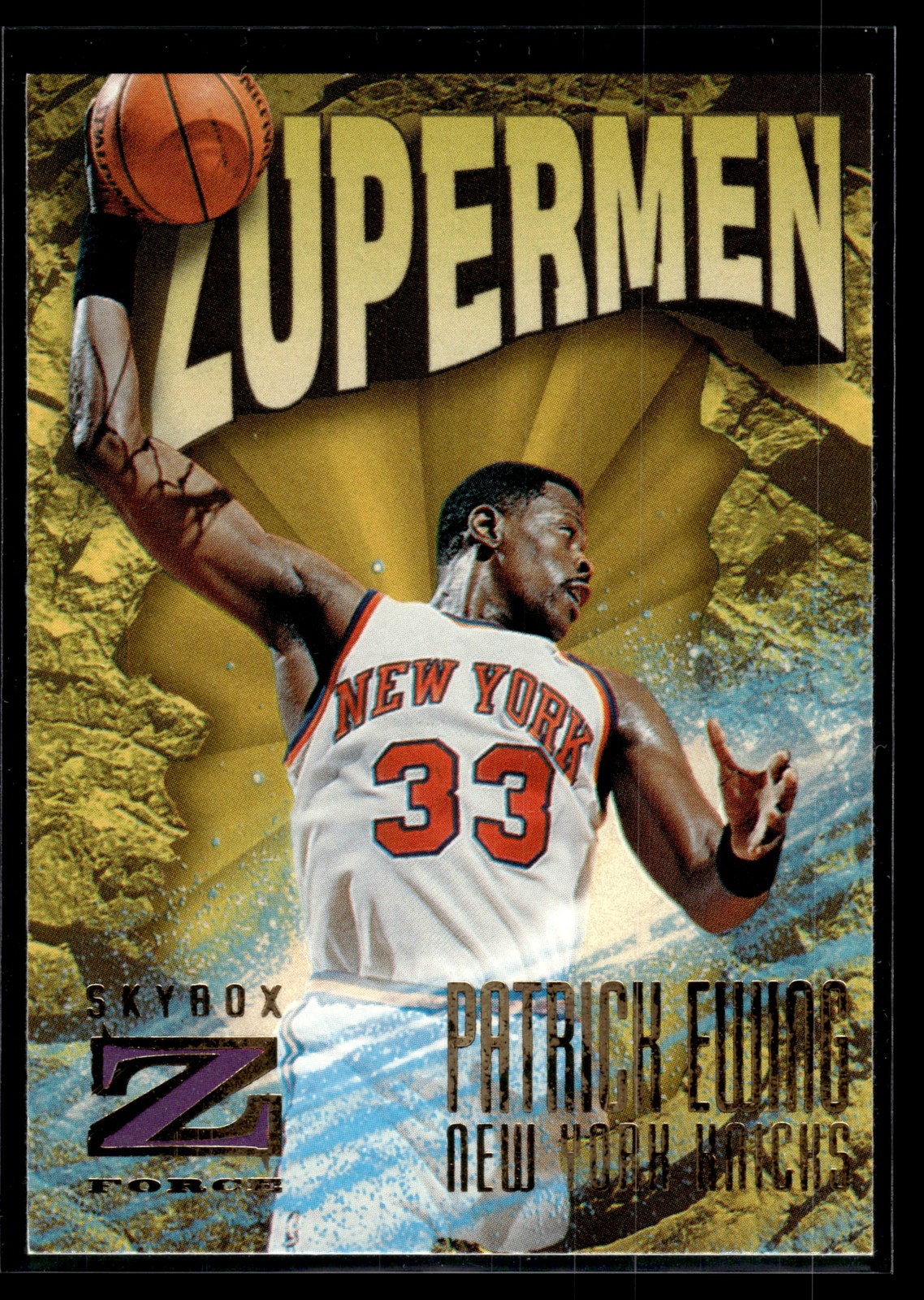 Patrick Ewing 1996-97 SkyBox Z-Force Card #171