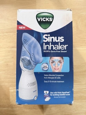 New Vicks Vapor Vapo Treatment Personal Sinus Steam Inhaler Allergies Cold 2018
