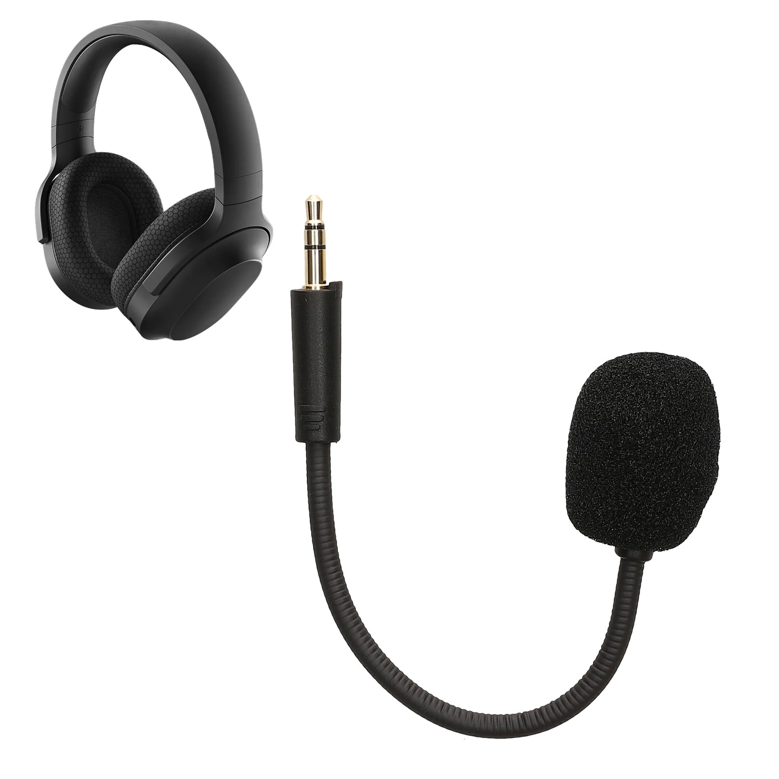 Micro pour Razer Barracuda X, microphone de remplacement noir