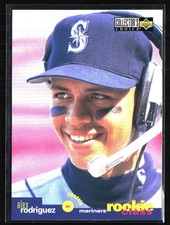 1995 Collector's Choice #5 Alex Rodriguez RC Rookie Card. rookie card picture
