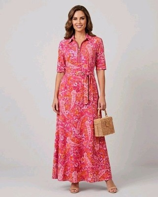gold and pink maxi dress Heavenly Heights Maxi Dress Pink Gold by SACHA DRAKE