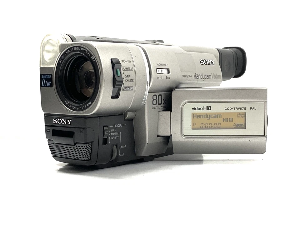 Sony CCD-TRV67E Hi8 Tape Digital Video Camera HANDYCAM Complete Working Set - Image 3 of 4