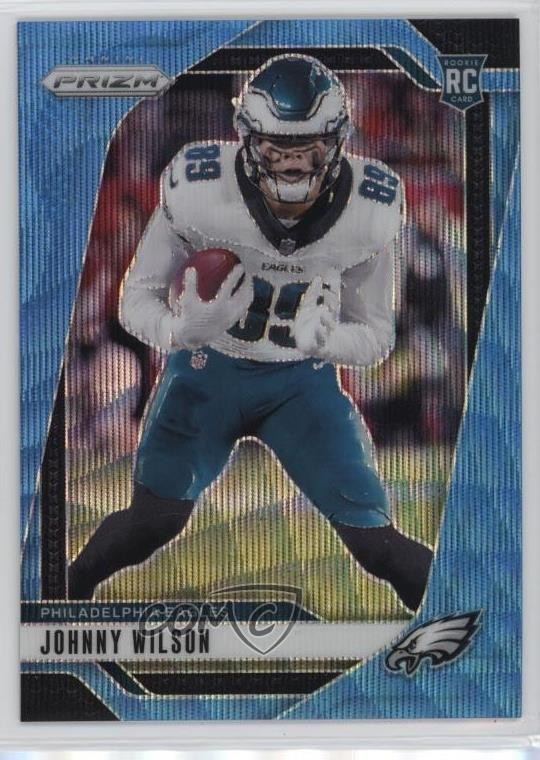 2024 Panini Prizm Rookies Blue Wave 107/230 Johnny Wilson #355 Rookie RC 18rw