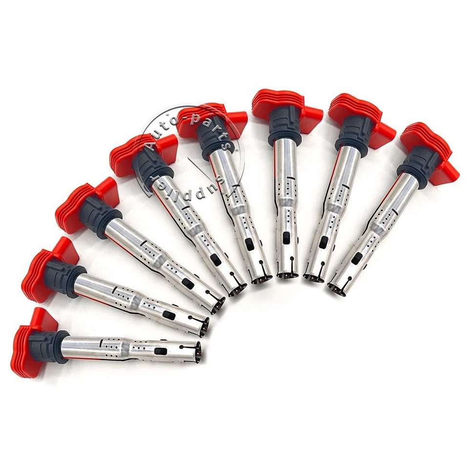 8PCS Genuine Porsche Volkswagen Engine ignition coil For Cayenne Touareg V8 - Image 2 of 4