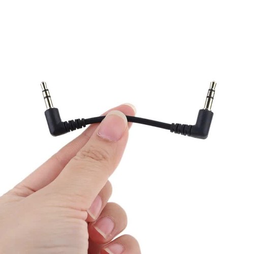 7cm/2.7" Double Right Angle 3.5mm Stereo Plug Male to Male 90 Angle Aux Cable - 第 1 支影片,共 1 支