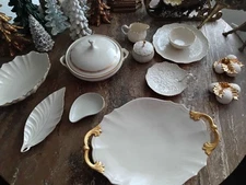Lenox Dishes with 24 Karat Gold Bits And Pieces
