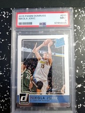 2015-16 Panini Donruss Nikola Jokic RC Rated Rookie #215 - PSA 9 Mint - Nuggets