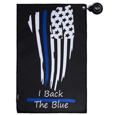 Back The Blue Magnetic Golf Towel 16 x 24 Inch