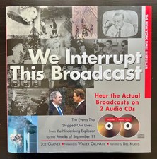 We Interrupt This Broadcast by Joe Garner (Hardcover w/ 2 Audio CDs) — listing 2