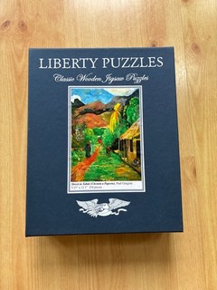 Puzzle Liberty in legno "Street in Tahiti" Paul Gauguin completo