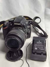 Nikon D3200 DSLR Camera + Nikkor AF-S 18-55mm Lens, Battery Charger - 
