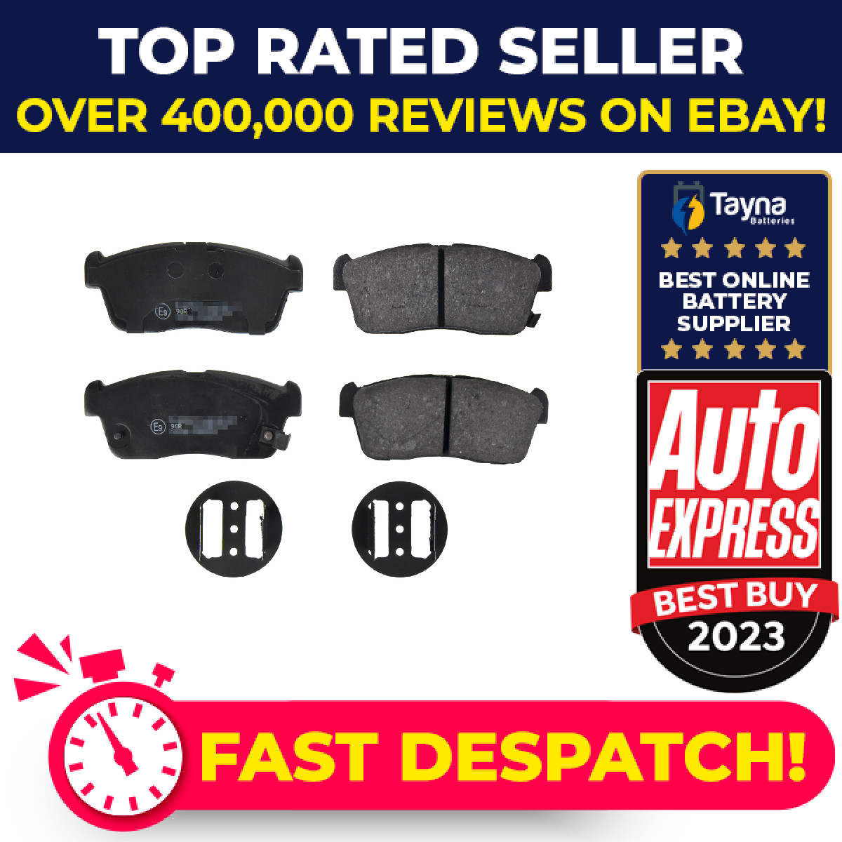 Brake Pads Set fits DAIHATSU SIRION M3, M301 1.3 Front 2005 on K3-VE 04465B1010