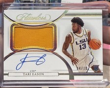 tari eason 2022 panini flawless collegiete rpa gold /10 #9