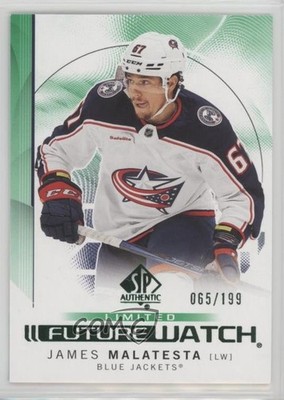2024 SP Authentic Future Watch Limited Green /199 James Malatesta Rookie RC 13o2