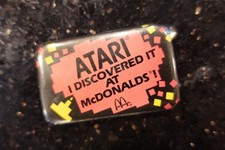 Vintage Atari 2600 Computer Electronic Video Console McDonalds game PIN A7