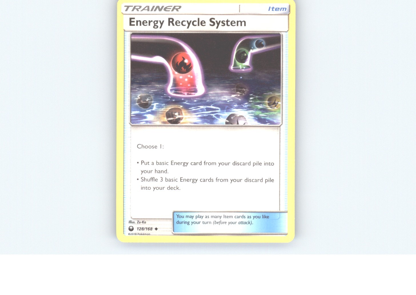 Energy Recycle System 128/168 Uncommon Celestial Storm Pokemon Near Mint
