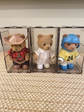 Lotto 3 ORSETTI DA PELLICCIA giocattolo vintage anni 80 collezione RARI