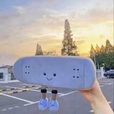 34cm Fun Sports Skateboard Plush Toy Home Bedroom Plush Decorative No Tag Gifts