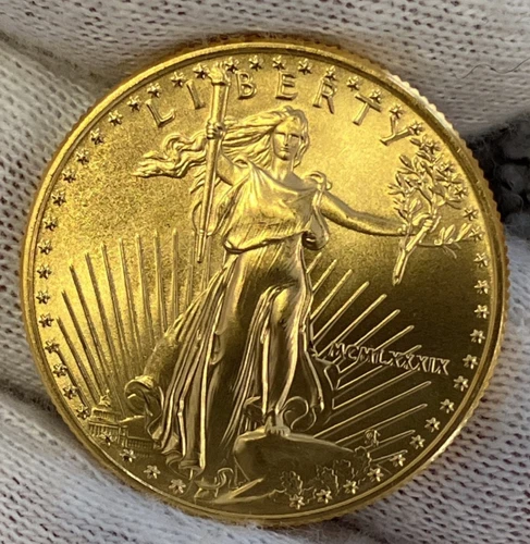 Key Date Low Mintage 1989 $25 Gold Eagle 1/2 Oz BU++++