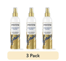 Pantene Non-Aerosol Hairspray, Lightweight Anti-Frizz, Level 2 Hold, 8.5 oz, 3PK