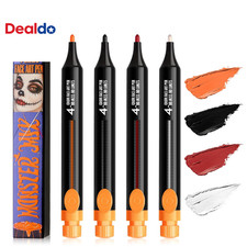 4-In-1 Face Paint Markers, Temporary Tattoo Pens for Halloween Makeup