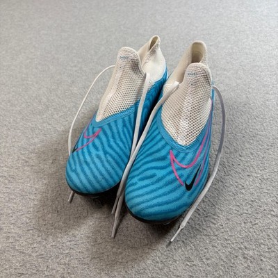 Nike Phantom GX Soccer Shoes Mens Ghost Lace Blue White Cleats