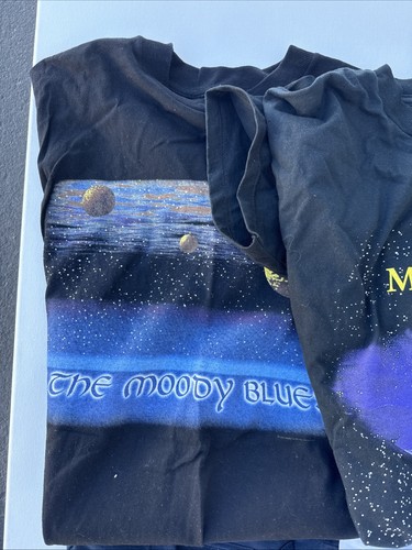VTG Lot 90s 2000s The Moody Blues T-Shirt Summer US Tour Dove Rock Band L & XL - Picture 3 of 7
