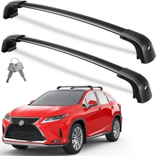 Lockable Roof Rack Cross Bars 220lbs Compatible with Lexus RX 2016-2022 RX350 RX