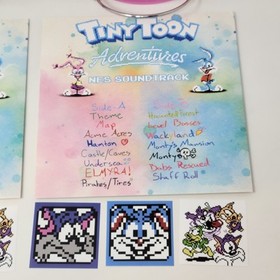 Tiny Toon Adventures Vinyl 7" Record Bundle NES Soundtrack VGM OST Not Moonshake
