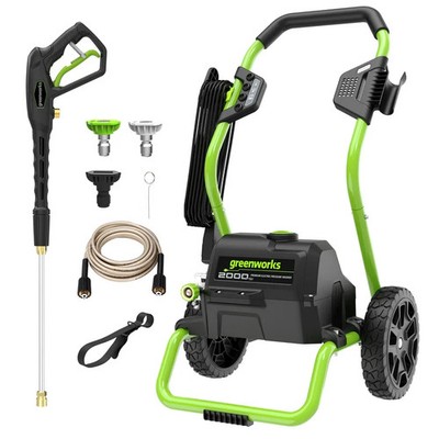 Greenworks 2000 PSI 1.2 GPM Cold Water Electric Pressure Washer (Green Frame)
