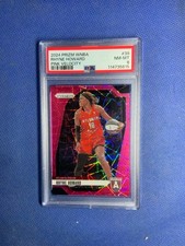 2024 Panini Prizm WNBA #39 Rhyne Howard Pink Velocity Prizms #/79 PSA 8