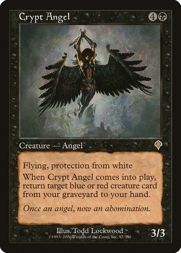 NM Crypt Angel, MTG, Invasion, Magic the Gathering, 97 *B