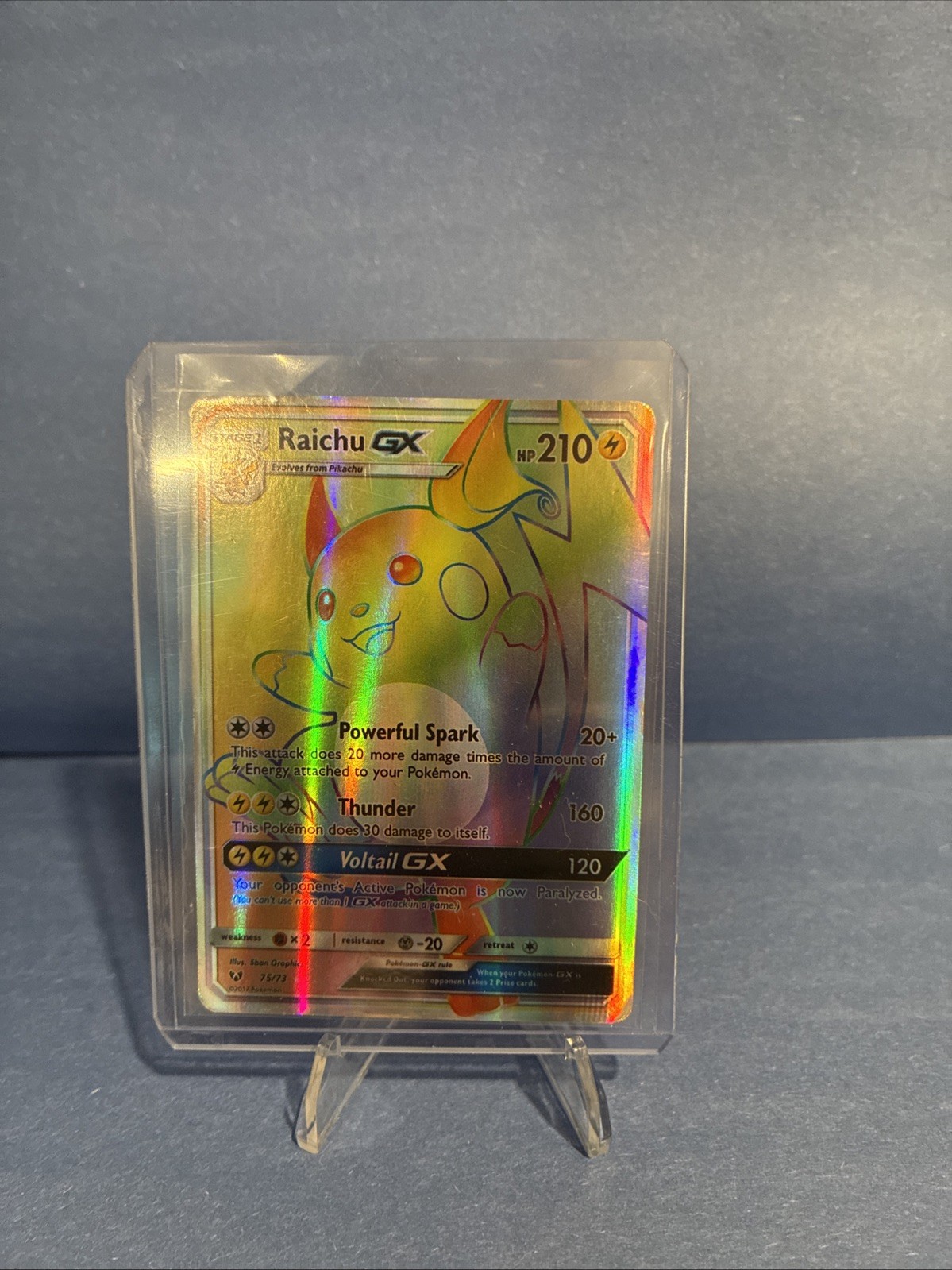 Raichu GX (Secret) 75/73 Shining Legends Holo