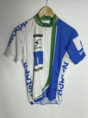 Bio-Racer Radtrikot NetApp | Herren | weiß/blau/grün | Large
