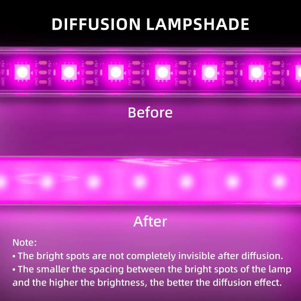 Led-Profil, 10 X 40CM Aluminiumprofil Mit Milchiger PC Abdeckung, Endkappen Und  - Bild 4 von 4