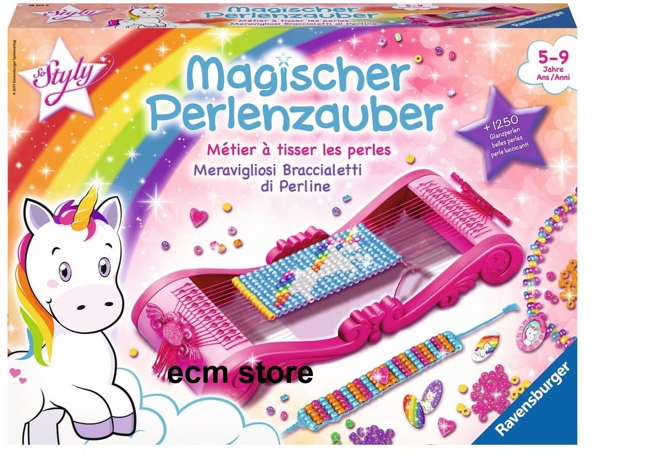 Ravensburger Métier à tisser les perles création bijoux 5-9ans +1250 perles/J212
