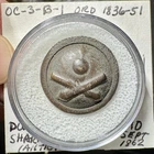 Civil War Ordnance Corps Button, recovered in Antietam/Sharpsburg, Maryland