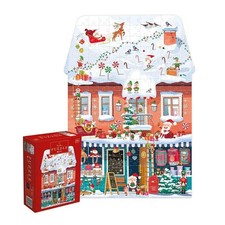 Puzzle 200 Shape Snowy Town Interdruk Jisgaw Puzzles Hobby Toy Gift Top Quality
