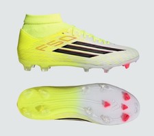 Botines de fútbol Adidas F50 League MID FG zapatos amarillos JP8348 para hombre talla 9