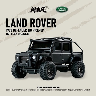 1/43 Land Rover Defender 110 Licensed 4WD RC Crawler Car Full Proportional 