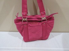 Donna Sharp Leah Handbag Hot Pink Quilted Med...