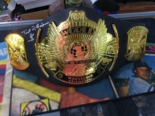 Rowdy Roddy Piper & Ted Dibiase Signed WWE Jakks Kids WWF Belt Beckett COA Auto