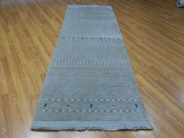 Turkish Oushak Rug, Modern(Gabeh)Ghabeh)Rug,Handmade Bohemian Rug 3.4x9.6 Ft