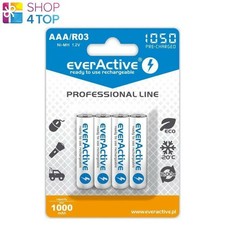 EverActive Professional AAA NiMH Rechargeable Batteries 1050mAh 1.2V 8.31 per battery