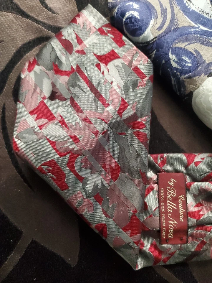 Corbatas italianas de seda Couture by Bella Nova, lote de 2 Foto 3 de 4